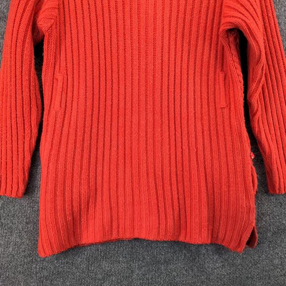 Silvana Cardigan Sweater Womens Large Long Sleeve Pink Button Front Collar - Picture 7 of 11